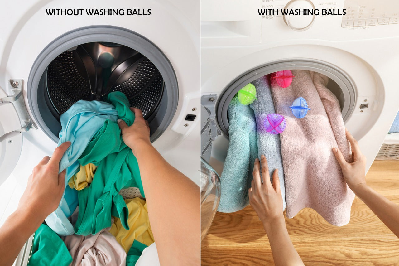 0205 Laundry Washing Ball, Wash Without Detergent (4pcs) 0205 Laundry Washing Ball, Wash Without Detergent (4pcs)